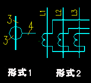 三個(gè)電流互感器電氣圖形符號(hào)