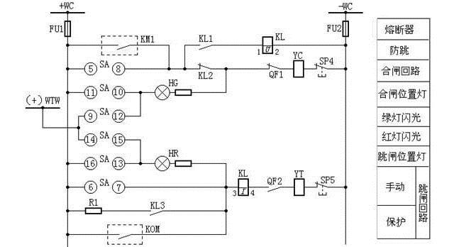 斷路器控制、信號回路圖