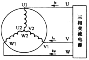 3組繞組與三相電源進行星形連接