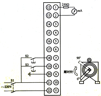 SKJ角行程電動執(zhí)行機(jī)構(gòu)接線圖