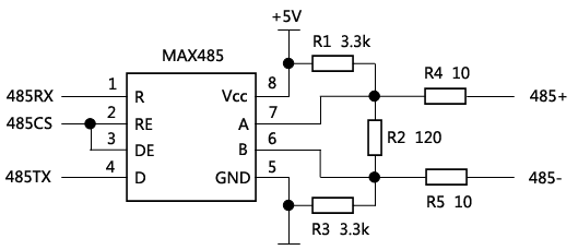 RS485接口電路原理圖