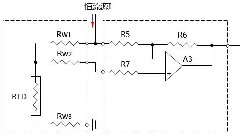 熱電阻三線制接法電阻值測量方案