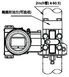 壓力變送器垂直配管連接形式
