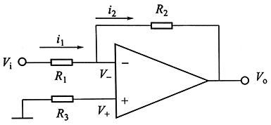 反相放大器電路原理圖