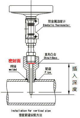 雙金屬溫度計(jì)插入深度