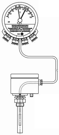 MT-STW160F2指針溫度計(jì)-MESSKO品牌