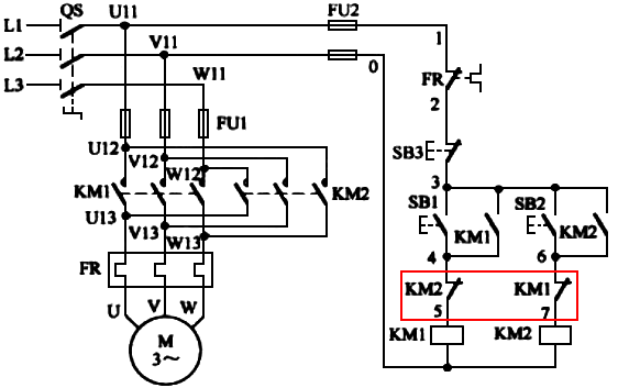 電動機正反轉(zhuǎn)控制電路