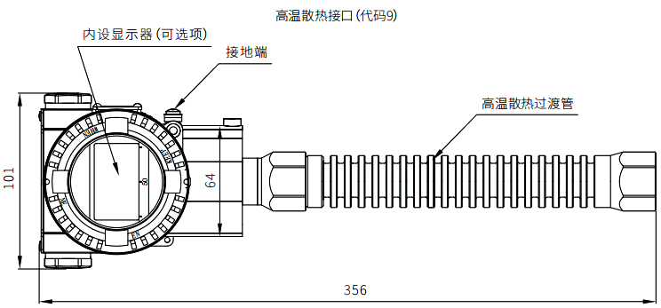 直連式壓力變送器高溫型過程連接