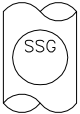 P&ID圖例之安裝于設(shè)備上視鏡的圖例