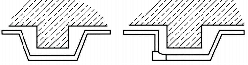 不得在混凝土梁柱上鑿孔或鋼結(jié)構(gòu)上開孔，可采用預(yù)埋穿線管方法