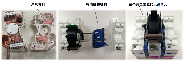 只要故障電流超過能量脫扣電流值，NSX斷路器同樣動作