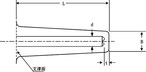 錐形套管結(jié)構(gòu)示意圖