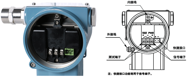 變送器TEST端子